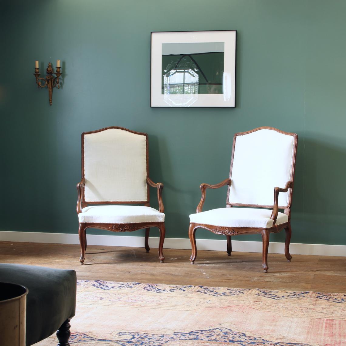 Pair of Louis XIV Fauteuils